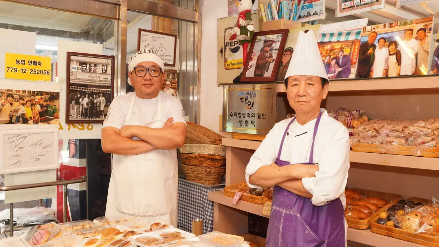 세느제과 대표 빵과 찹쌀떡