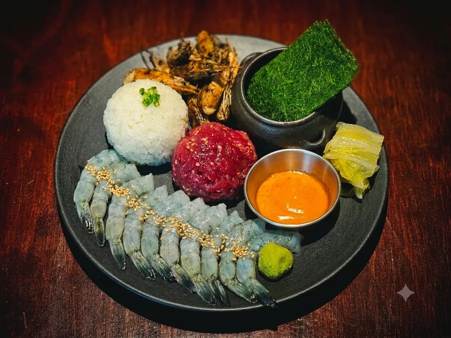 생새우육회set