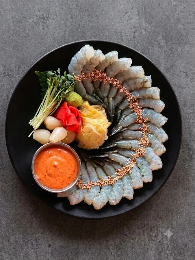 생새우회 메뉴 사진