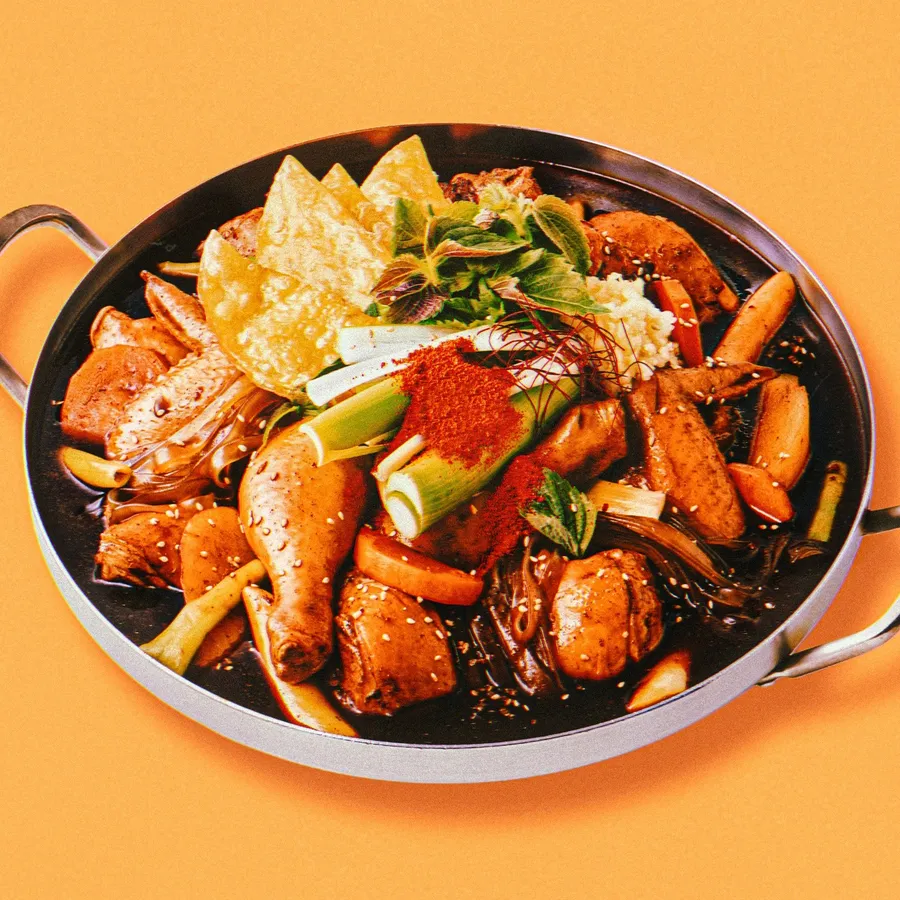 매콤간장찜닭