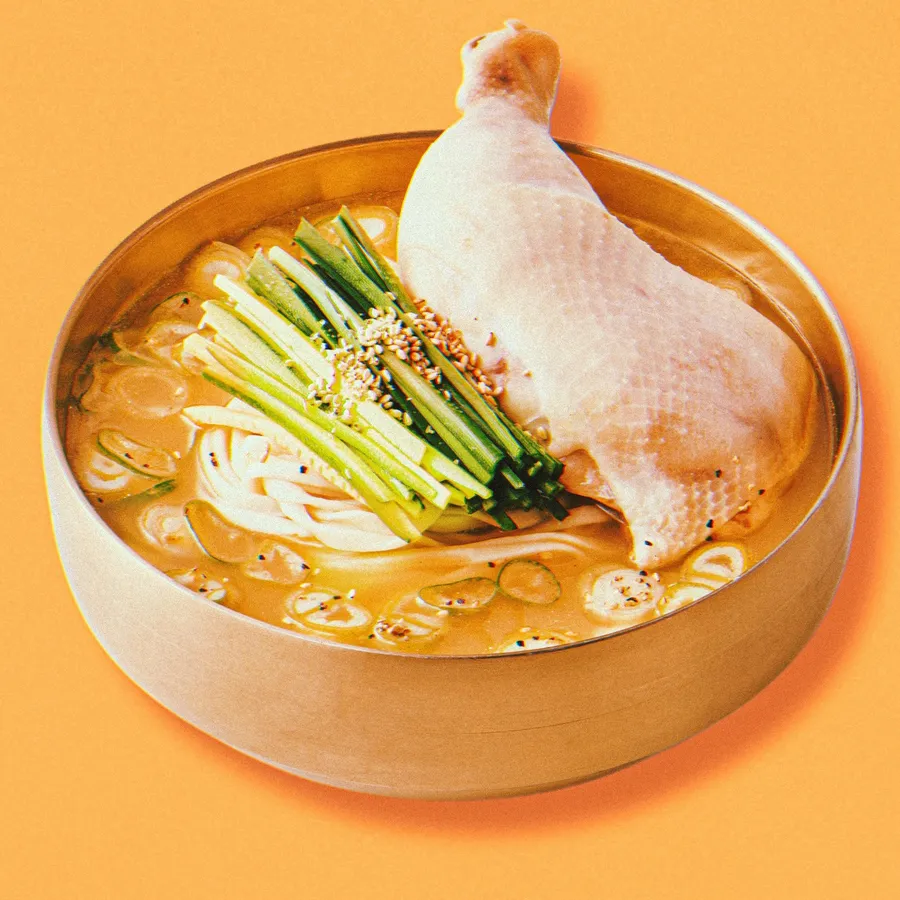 닭칼국수 메뉴 사진