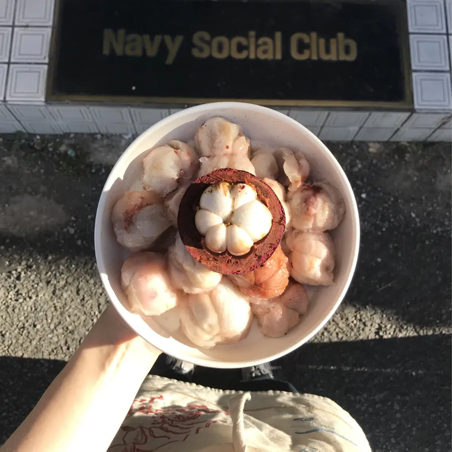 망고스틴빙수 공식 메뉴 이미지