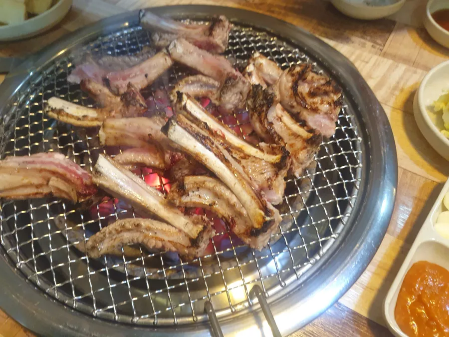 중앙정육점식당 방문객이 남긴 음식 사진 7