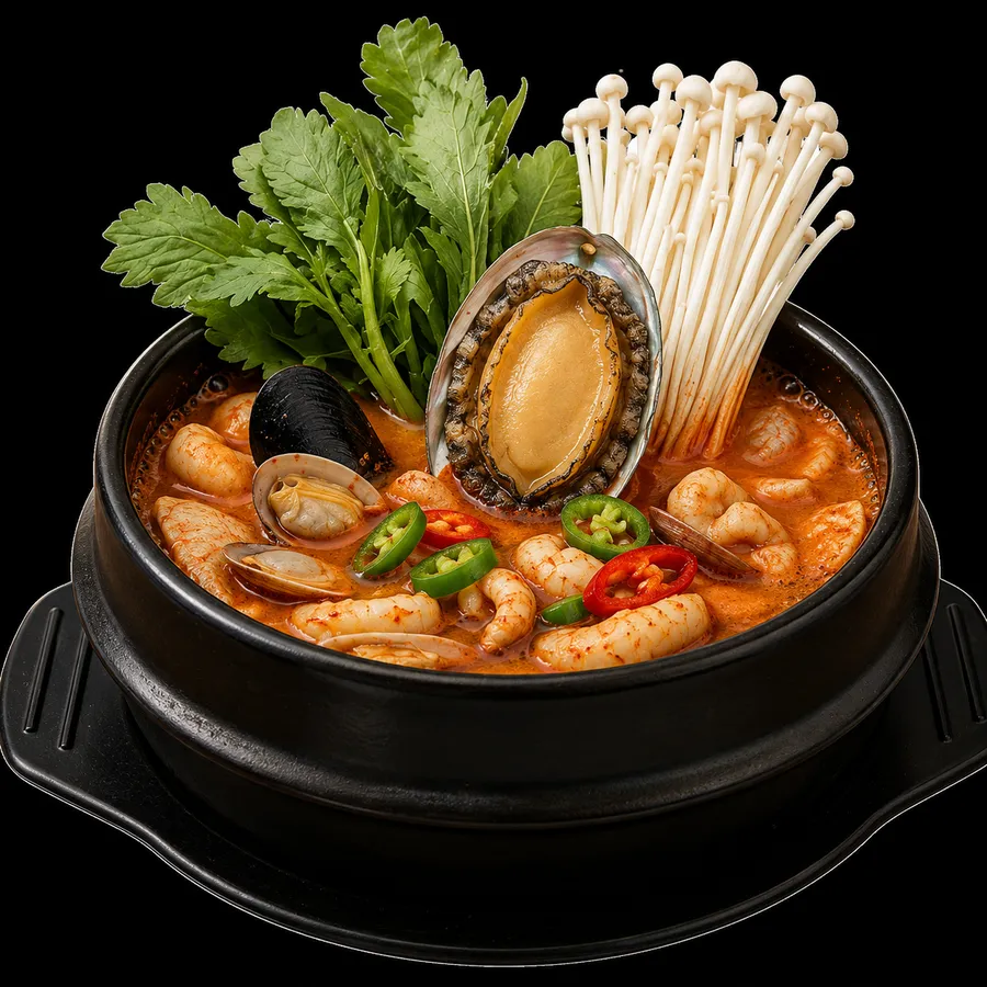 쏠비치삼척 해파랑 전복 해물뚝배기 공식 메뉴 이미지