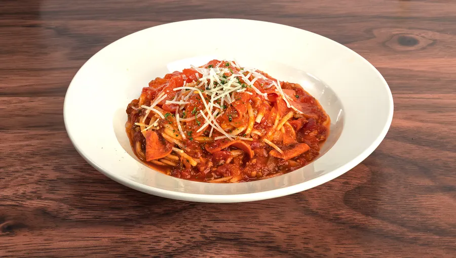 토마토 페퍼로니 파스타