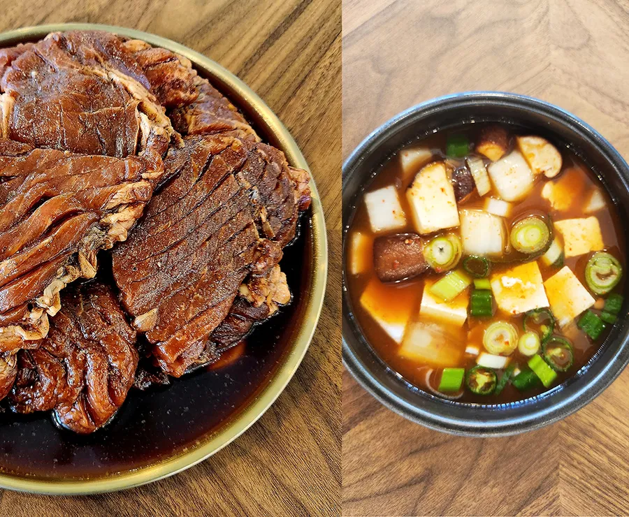 점심특선 돼지양념숯불구이+된장찌개 공식 메뉴 이미지