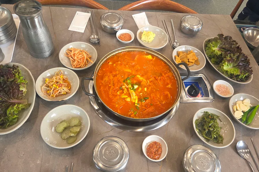 한일식당 방문객이 남긴 현장 사진