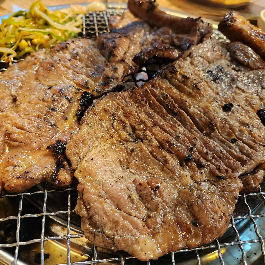 중앙정육점식당 방문객이 남긴 음식 사진 5