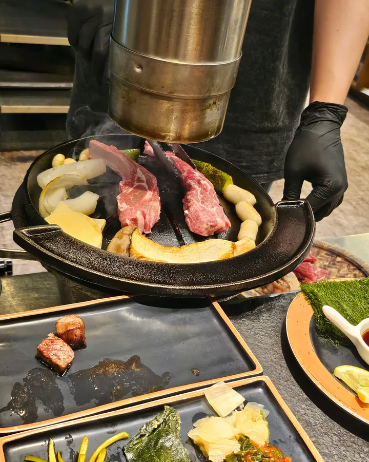 방문 고객이 남긴 식사 사진