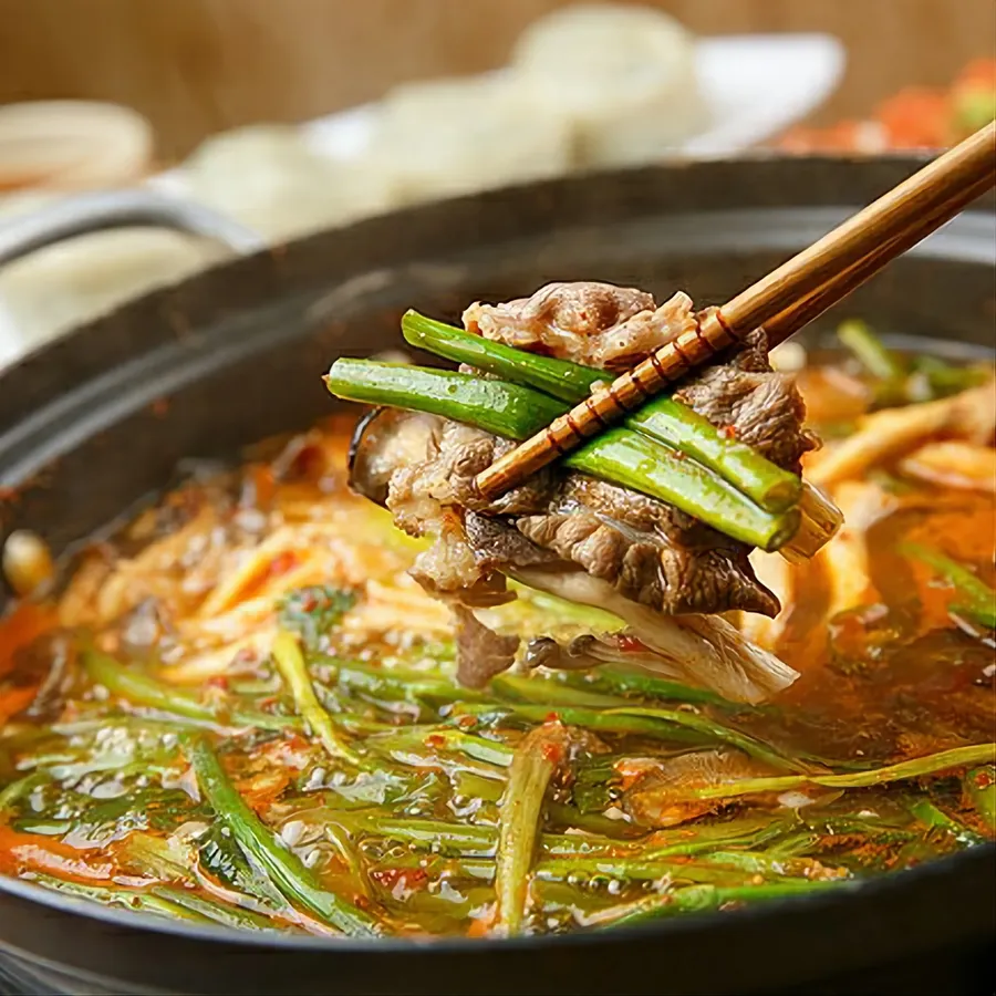 샤브손칼국수 공식 메뉴 이미지