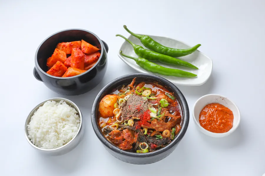 감자탕식사 메뉴 사진