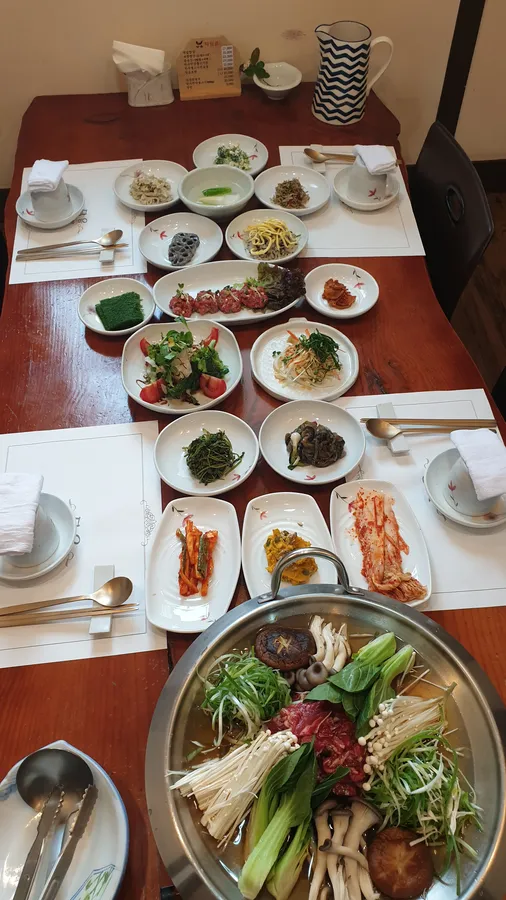 한우불고기전골상(전날예약) 메뉴 사진
