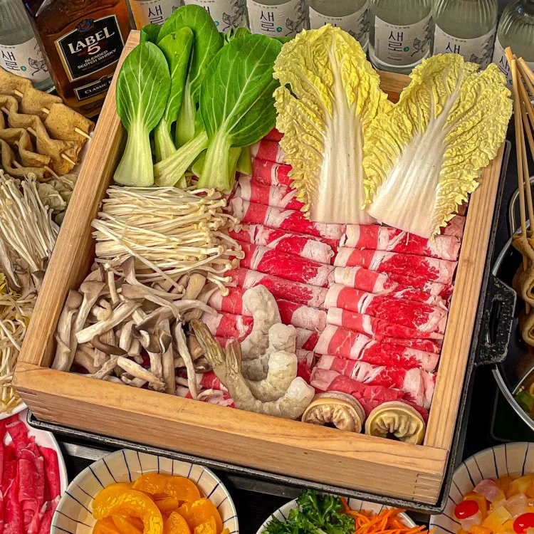 편백찜 공식 메뉴 이미지