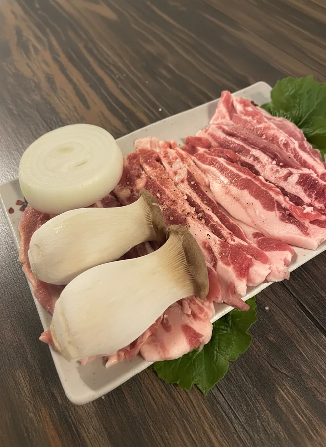 삼겹살 공식 메뉴 이미지