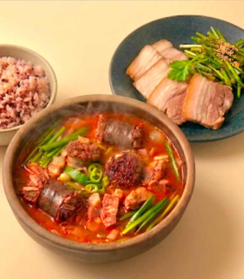 얼큰순대국 1인정식