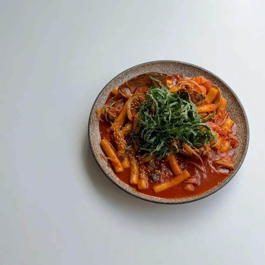 매콤 해물 떡볶이