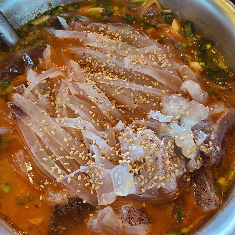 온평바다한그릇 성산본점 한치물회(활어) 공식 메뉴 이미지