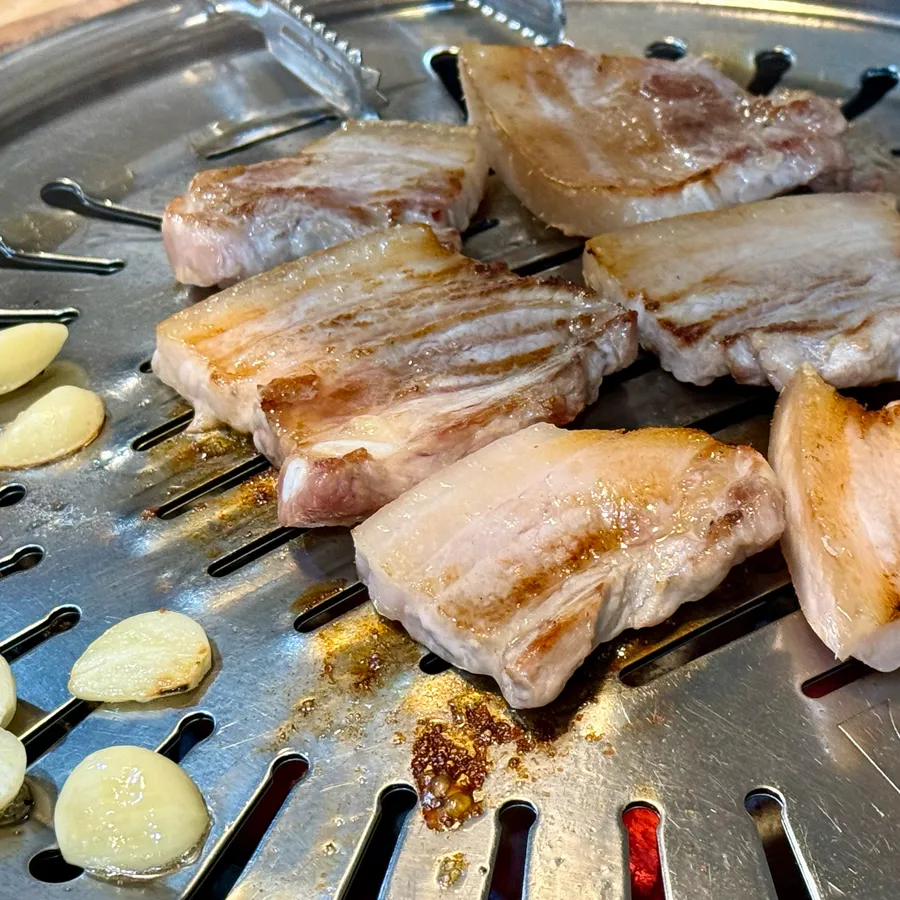 중앙정육점식당 방문객이 남긴 음식 사진 2