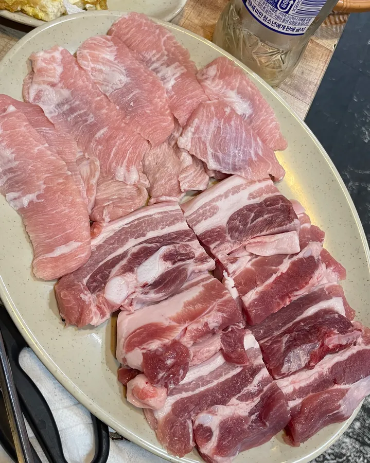 중앙정육점식당 방문객이 남긴 음식 사진 3