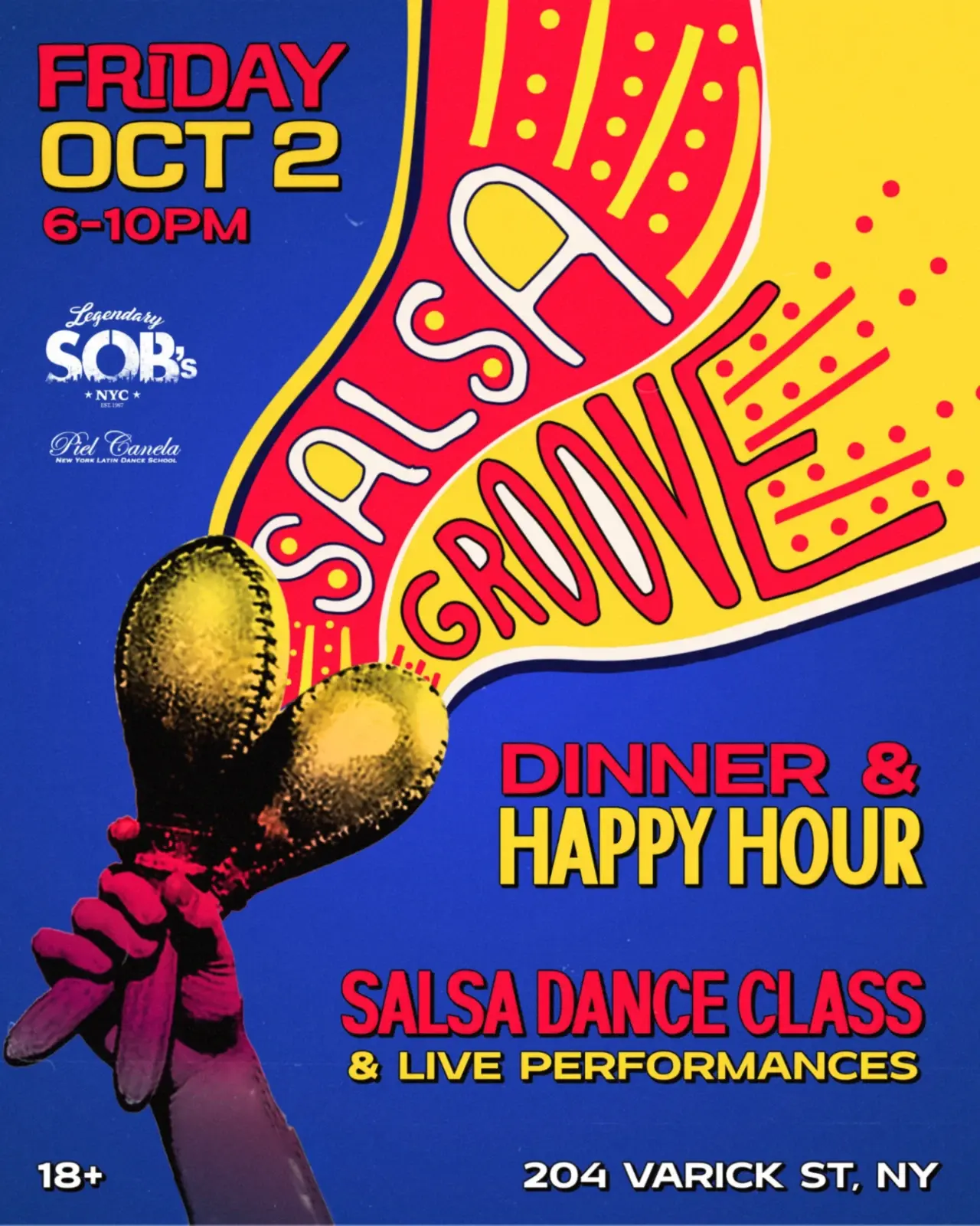 Salsa Groove: Dance Class & Happy Hour — New York Salsa Party