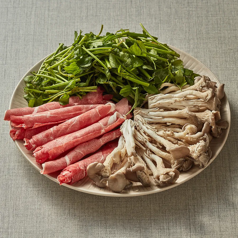 모듬추가(소고기100g+야채) 공식 메뉴 이미지