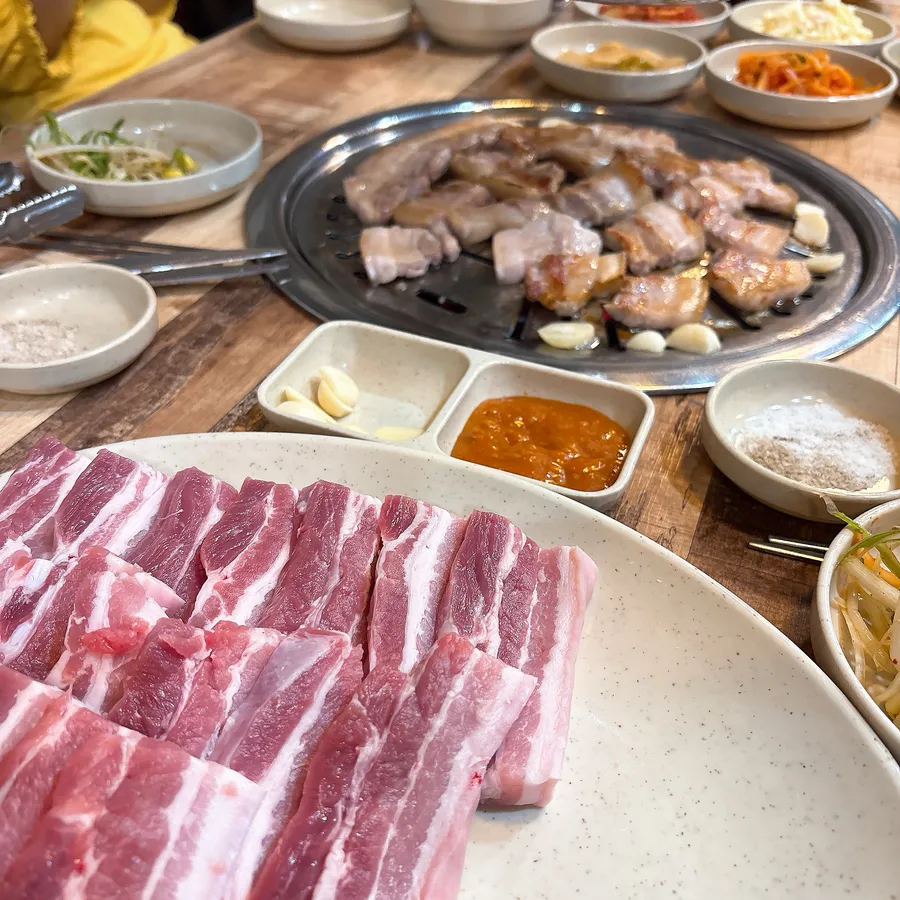 중앙정육점식당 방문객이 남긴 음식 사진 4