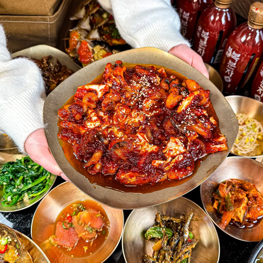 장지녕간장게장 기장연화리점 불쭈꾸미 정식(1인분) 메뉴 사진