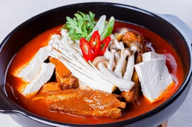쏠비치삼척 해파랑 흑돼지 김치전골 공식 메뉴 이미지