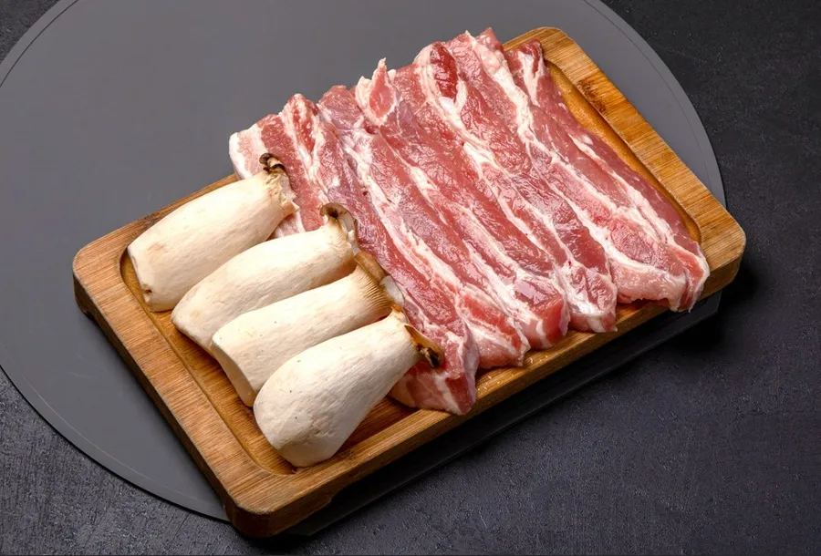 생삼겹살 메뉴 사진