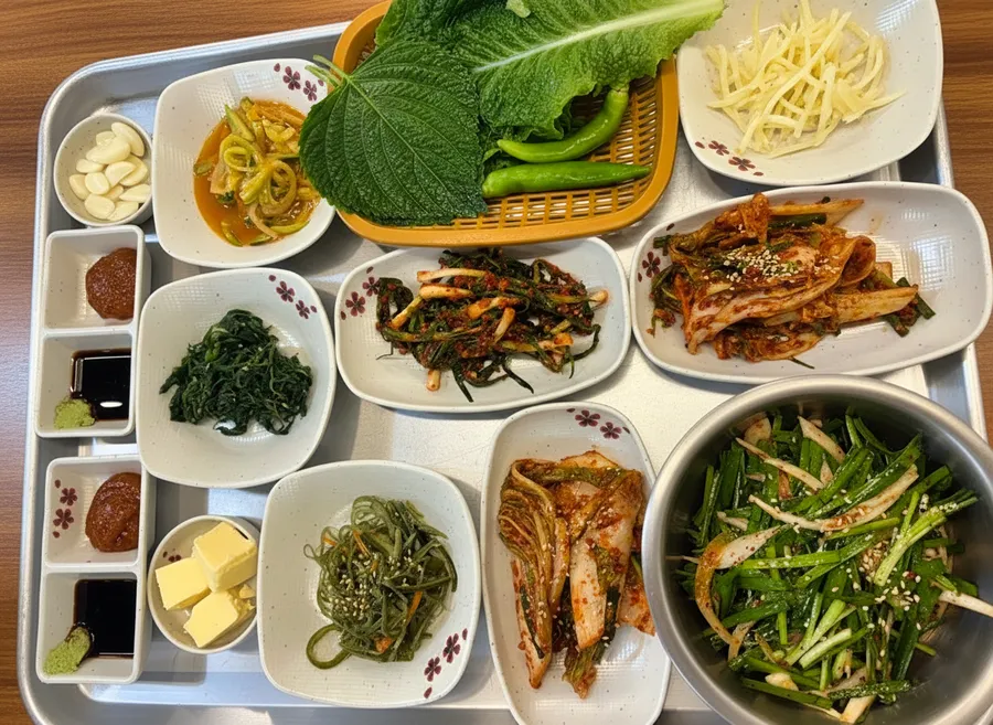 상차림비 무료 공식 메뉴 이미지