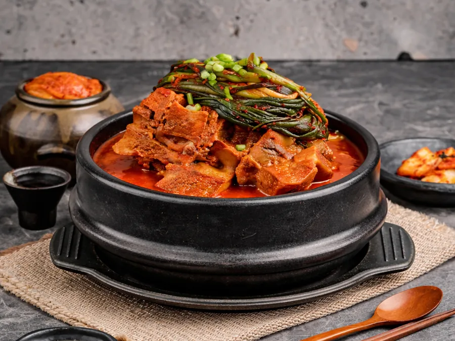파김치뼈해장국 메뉴 사진