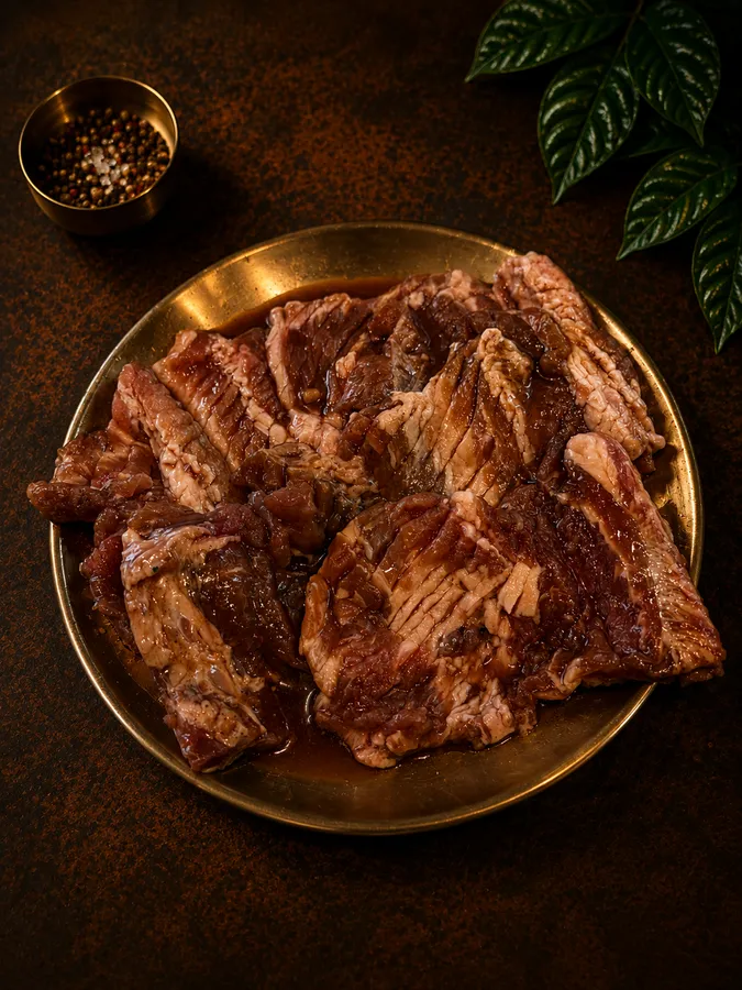 양념 돼지갈비 한판(600g) 공식 메뉴 이미지