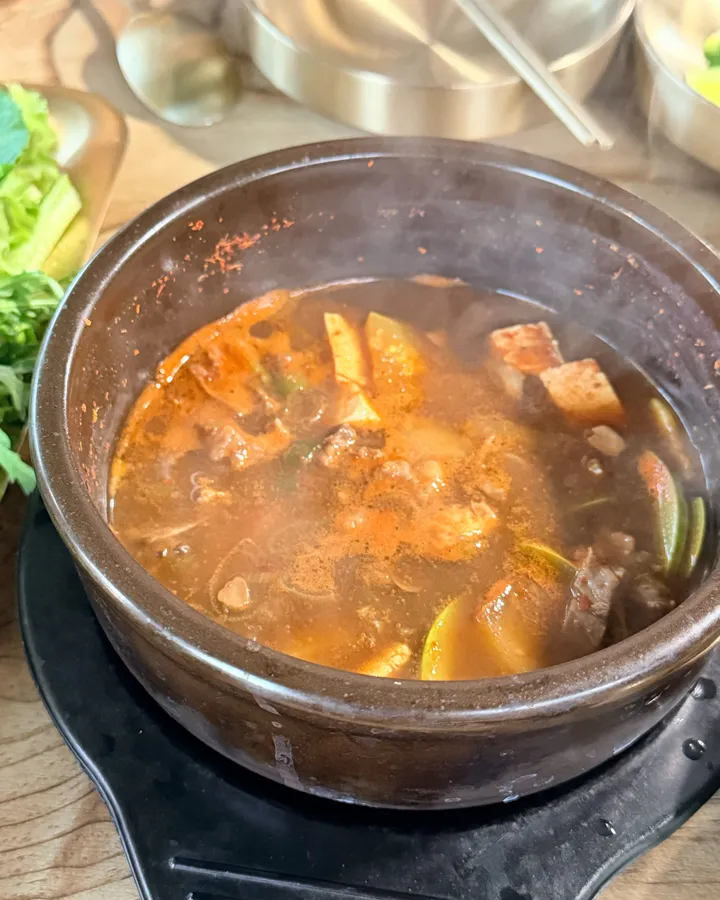 방문 고객이 남긴 식사 사진