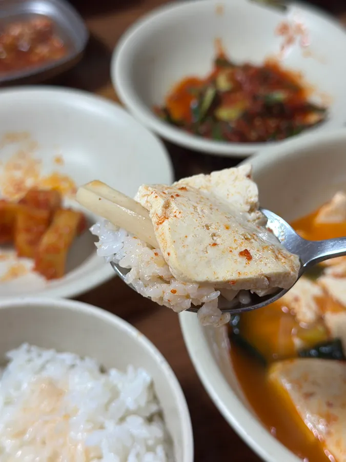 시골순두부의 음식 사진