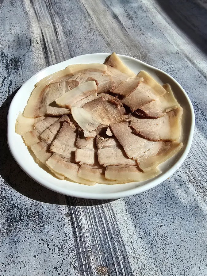 돼지수육 공식 메뉴 사진