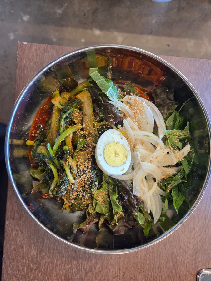 삼봉푸줏간 열무비빔국수 공식 메뉴 이미지