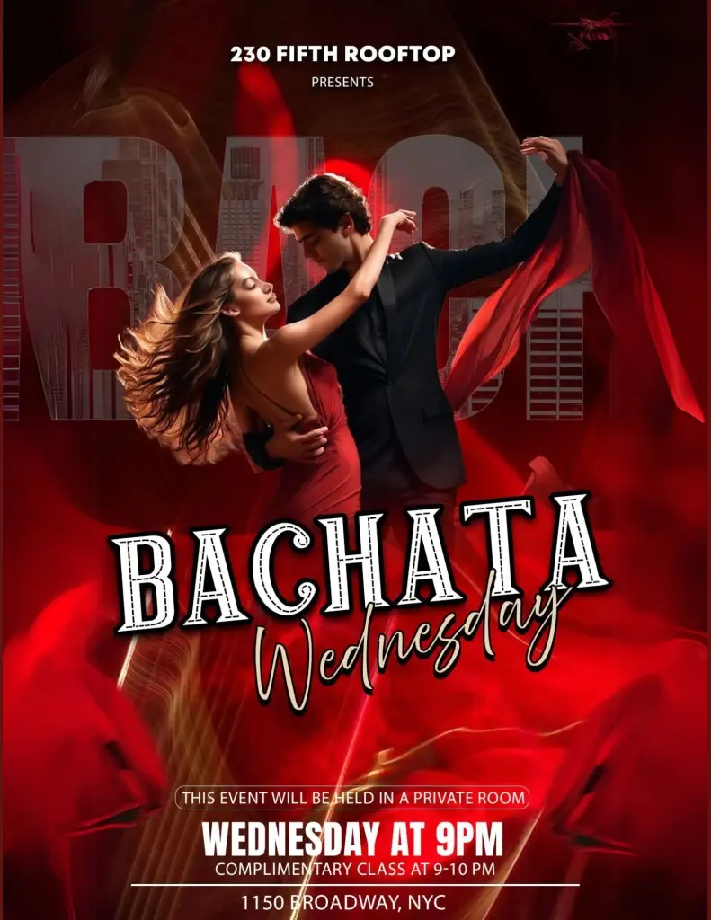 230 Fifth Rooftop New York Bachata Party — Nov 4, 2026