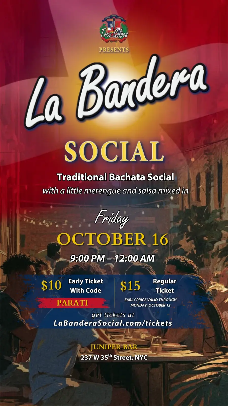 La Bandera Social · Traditional Bachata | New York · 2026.10.16