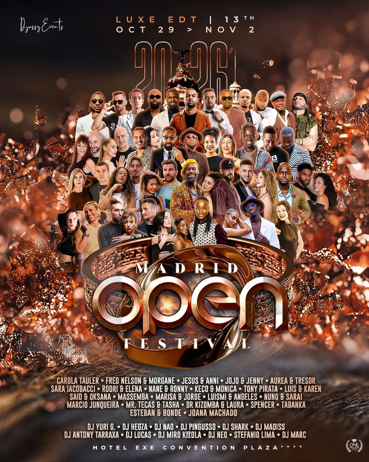 Kizomba Open / Madrid Open Festival 2026 | 13th Luxe Edition | 10.29–11.02