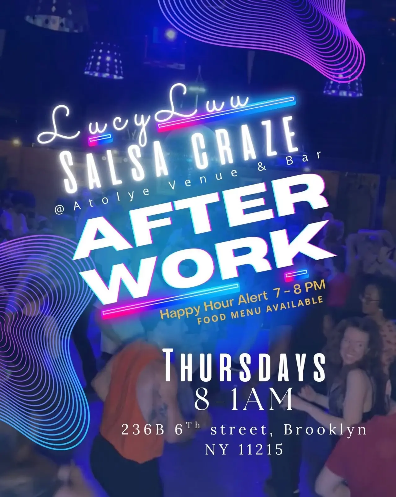 Salsa Craze @ ATOLYE — Brooklyn Salsa Party | October 2026