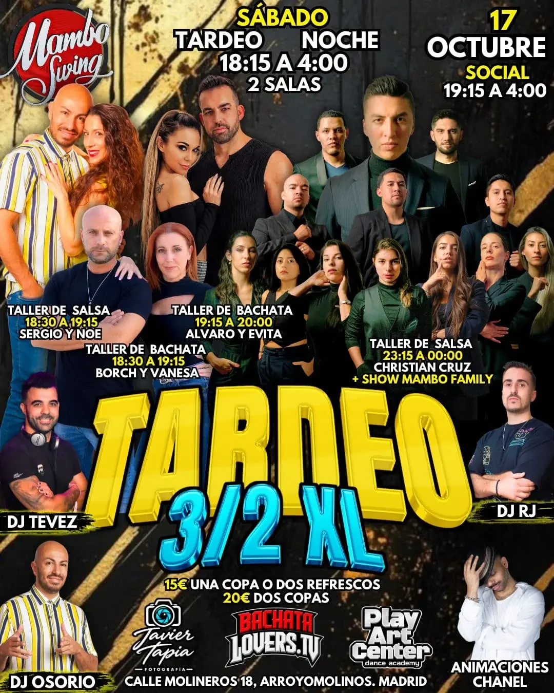 TARDEO 3/2 XL — Salsa & Bachata | 2026.10.17