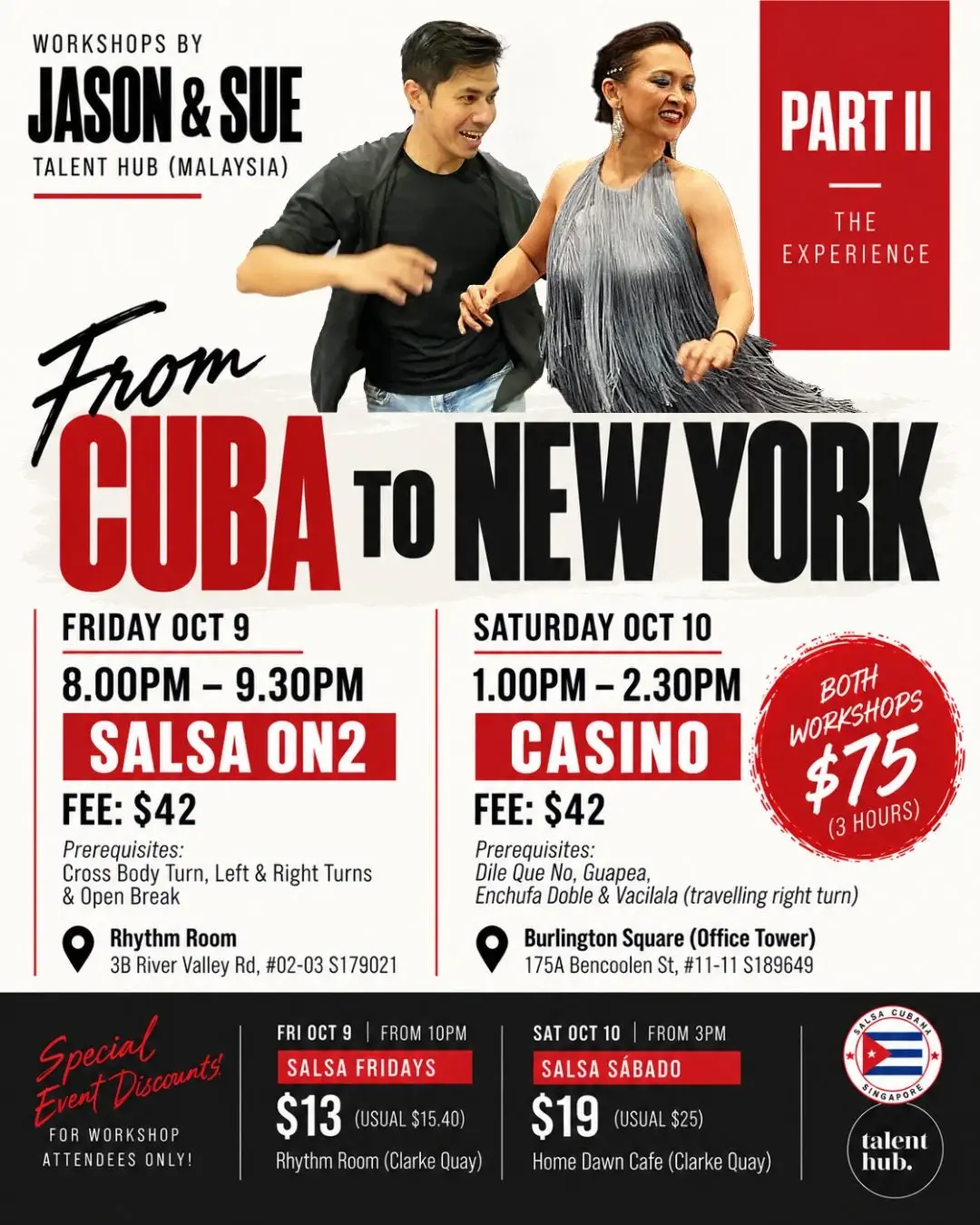 From Cuba to New York Part II | Singapore Salsa Workshops