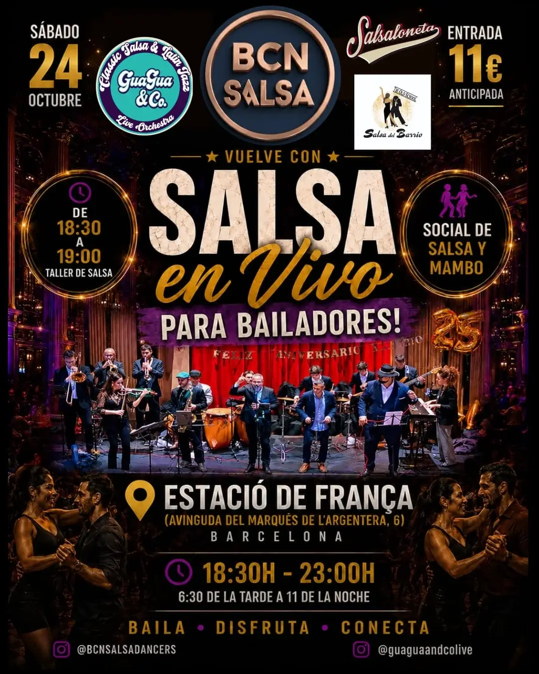 BCN SALSA Barcelona Salsa Party — October 24, 2026