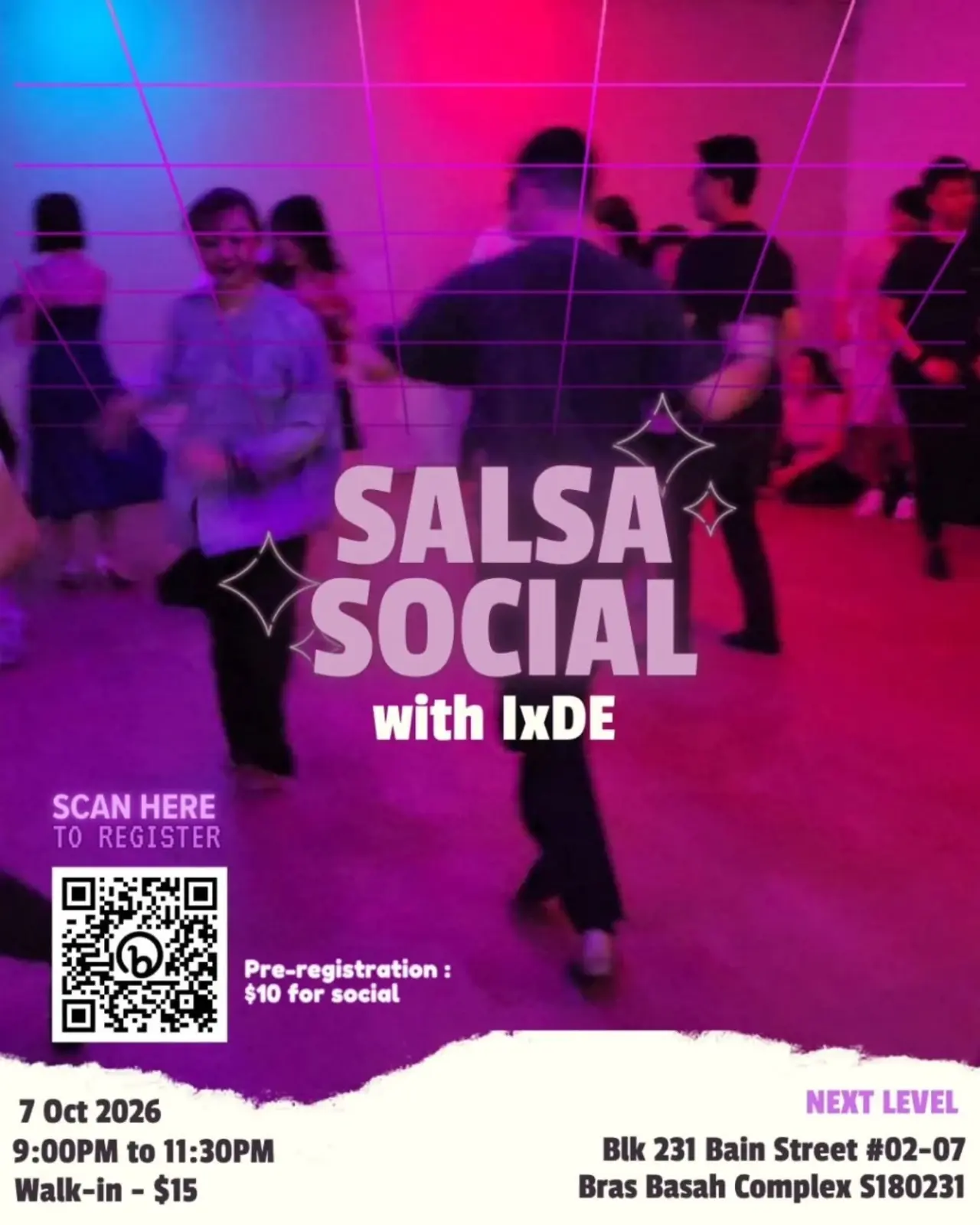 IxDE Singapore Salsa & Bachata Social — 7 October 2026