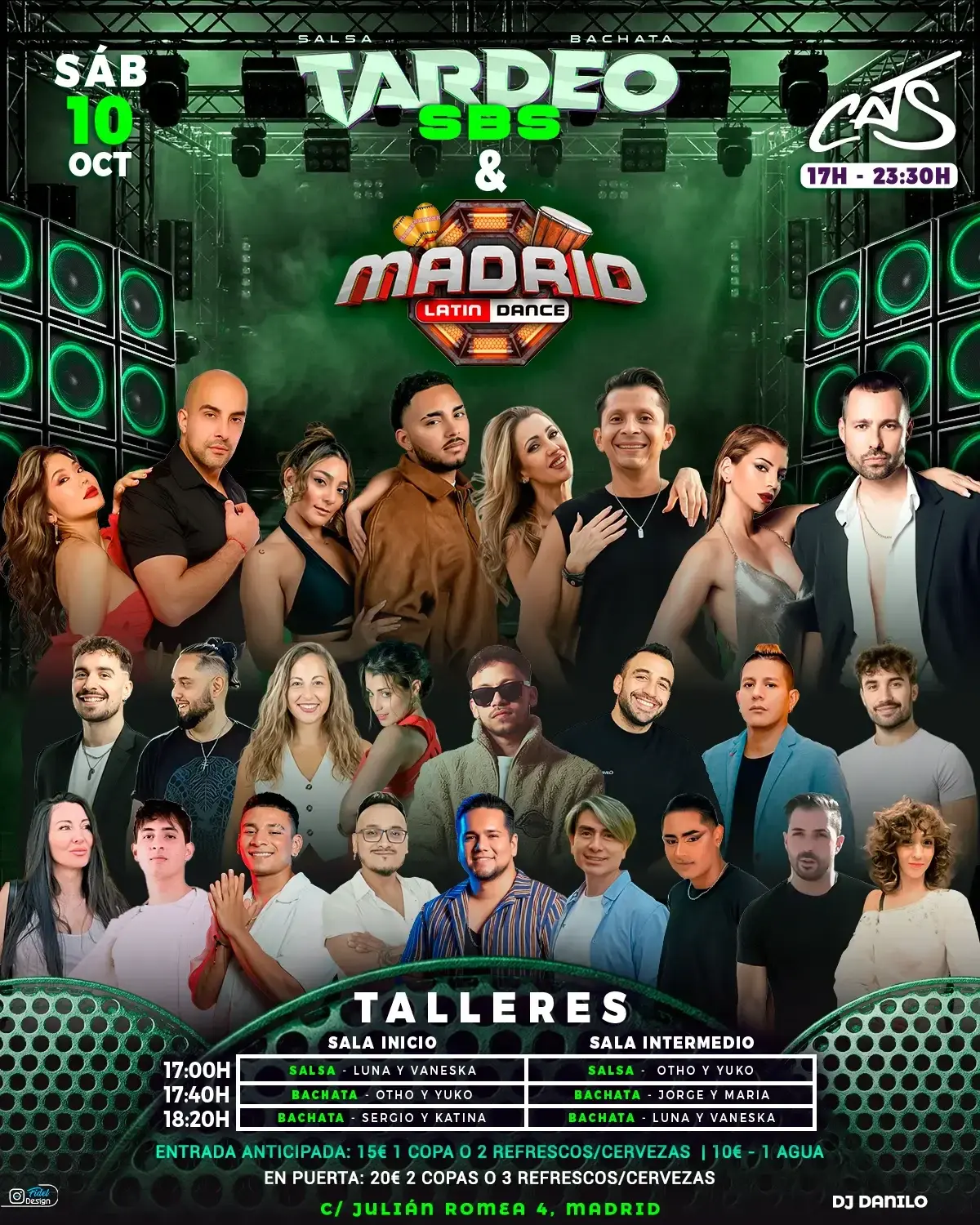 Tardeo SBS & Madrid Latin Dance — Madrid Salsa & Bachata Party | Oct 10