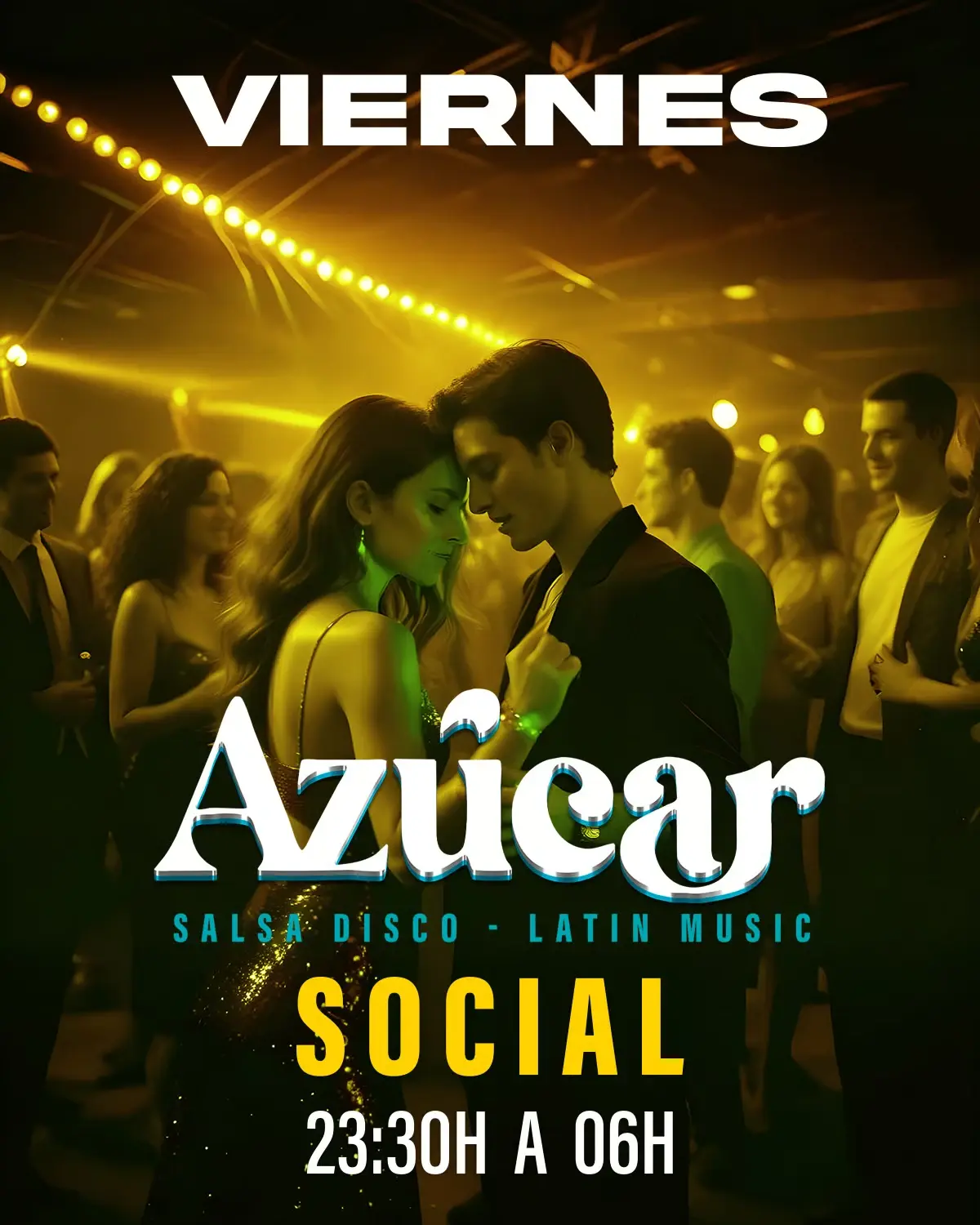 마드리드 Azúcar VIERNES Latin Music | 살사·바차타 금요 소셜 | 2026.10.23