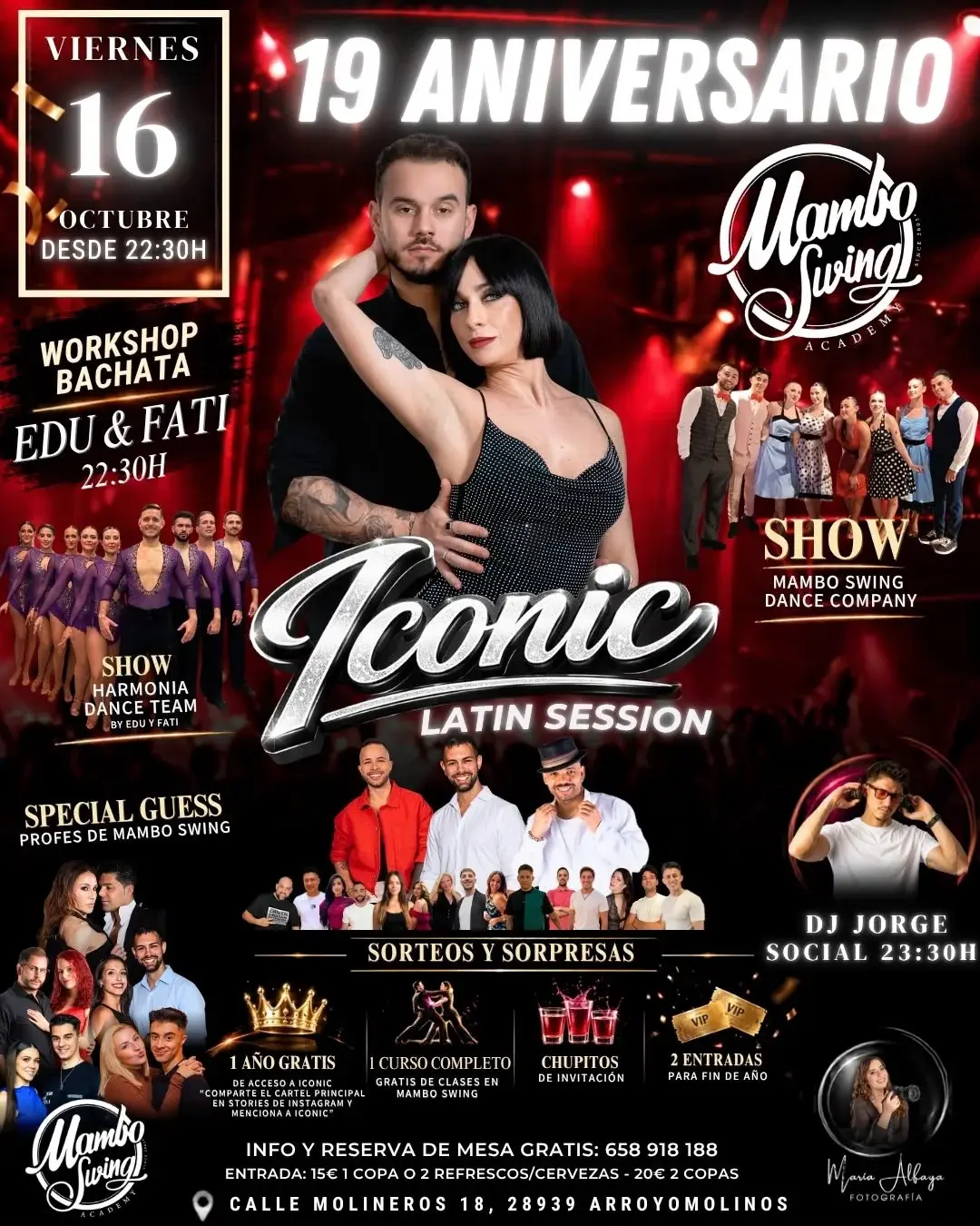 Iconic Latin Session — Mambo Swing 19th Anniversary Bachata Party in Madrid
