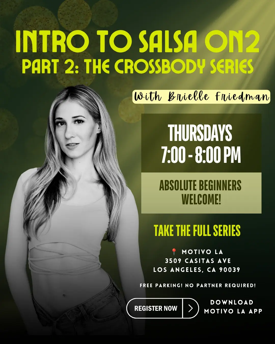 Salsa On2 Crossbody Series with Brielle Friedman · October 2026 · Los Angeles