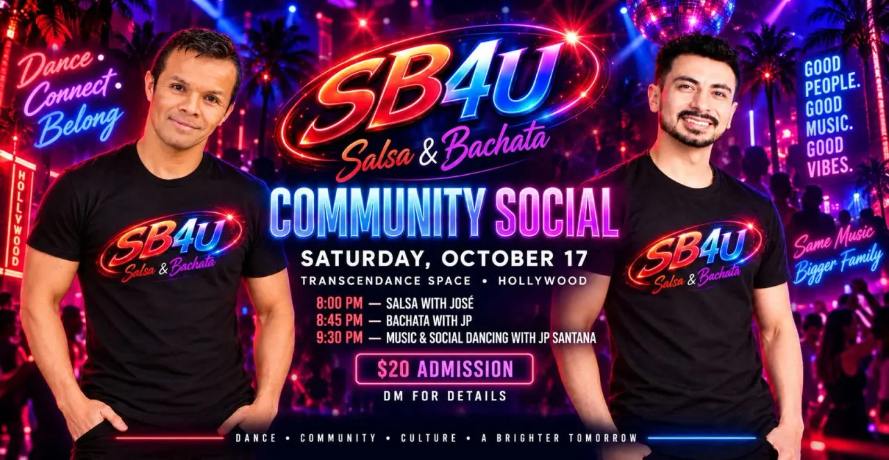 SB4U Community Social — Los Angeles Salsa & Bachata Party | Oct 17, 2026