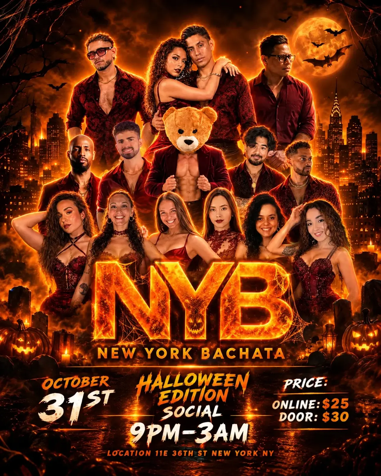 NYB New York Bachata Halloween Edition — New York Bachata Party | Oct 31, 2026